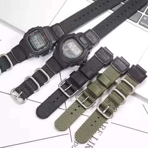 16mm Watch Strap For Casio G-SHOCK GA-110 800 2100 GD100 120 G8900 5600 GW-M5610 6900 GLS-8900 Brace