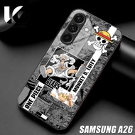 HP Casing SAMSUNG A26 Softcase SAMSUNG A26 Case Glossy Casing Shiny Glass Protector Mobile Phone Acc