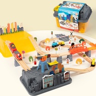 Electric Rail Car Toy Train Boy High-Rail Train Baby 3 Years Old 6 Years Old Toy Educational Breakth