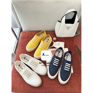 Loro Pian * LP New Style Retro Lace-Up Old Money Style Canvas Shoes That You lp Thick-Soled Canvas S