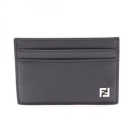 [มือสอง] กระเป๋าใส่บัตร Fendi FF Squared รุ่น 7M0371AVV6F0GXN สีดำ ทำจากหนัง สำหรับผู้ชาย (ของใหม่)