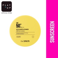 sunscreen (EXP OCT21) The SAEM Eco Earth Power Mild Sun Cushion Spf 50+ Pa++++ 12G