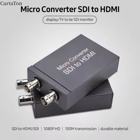 NK-M008 Micro SDI Converter SDI to HDMI/SDI to SDI 2 Routes Output Mini HD 1080P USB Powered Convert