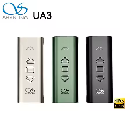 SHANLING UA3 Amplifier Portable USB DAC AMP Headphone Amplifier Hi-Res HiFi Sound Amplifier Type-C t