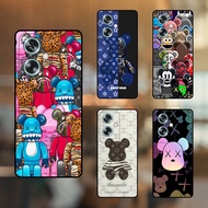 Phone Case Oppo A79 5G Black Border Bear Be @rBrick