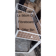 single offer  bin fibreboard 118cm L x 56cm D
