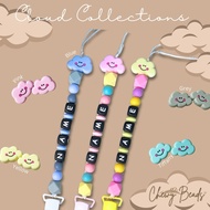 🔥READY STOCK MALAYSIA🔥 Custom Personalized Baby Name Pacifier/Teether Silicone Baby Chain Toys 3-4 m