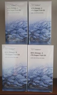 [116]👻全新特惠🔥VITABOX®挪威 85% rTG 高濃度魚油 Omega-3(EPA+DHA)