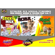 STICKY MILK BOBA AVOCADO KOCOK BANNER 16060