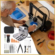3D Printer Tools with Nozzles Scrapers Brushes Wrenches Storage Bags 3D Printer Maintenance Kit for 
