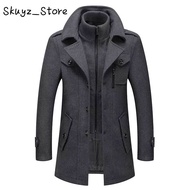Jubah Blazer Pria Wanita Blazer Long Coat