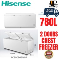 ( FREE SHIPPING) Hisense FC900D4BWBP 780L Chest Freezer