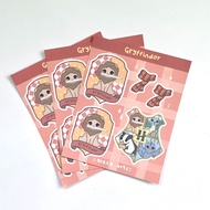 Gryffindor Harry Potter Hogwarts Bullet Journal Sticker Sheet