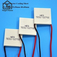 YELGIRLB Semiconductor Cooling Sheet, 5 Styles 30x30mm Refrigeration Plate,  TEC1-06303 TEC1-12702 T