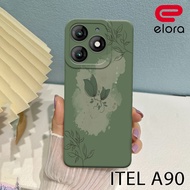 HP Itel A90 2025 Elloraa.id - Itel A90 2025 Casing - Flower Motif - Cellphone Protector - Itel - Sof