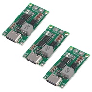 3pcs Type C BMS 2S 3S 4S 1A 2A 4A 18650 Lithium Battery Charger Board USB C Step-up Boost Module for