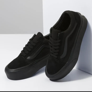 SEPATU SEKOLAH VANS5 ANAK LAKI PEREMPUAN HITAM POLOS SEPATU ANAK SEKOLAH FULL BLACK UMUR 0123456789