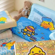 Small Yellow Duck Viscose Fiber Pillow Children's Memory Foam Pillow Ice Silk All Year Round Neutral Baby Pillow for Kindergarten Students