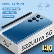 【CAN COD+READY】Original phone S22 Ultra 5G S22Ultra 5G 6.7 Inch HD full screen hp 16G RAM 512GB ROM 