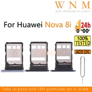 New For Huawei Nova 8i Sim Card Tray Sim Card Slot Holder Card Holder Reader SD Slot Adapter Replace