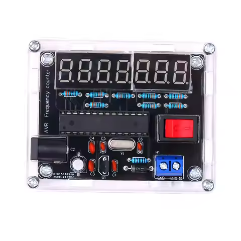 10MHz Frequency Meter DIY Kit Frequency Counter AVR Frequency with Shell Counter Cymometer Frequency