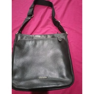 Preloved Black C0ACH Leather Bag