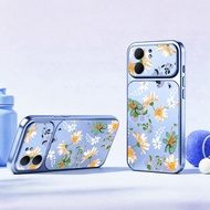 YBD Phone Case For OPPO A5X A6X A6T Pro A6S A6K 5G Hot Sale Vintage Daisy Flower Large Camera Window