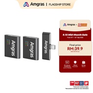 Amgras SoundMeta Ⅱ Pro Portable Noise-Cancelling Microphone for Sing YouTube/Facebook/Live Stream/Vl