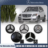 Chrome Silver LED Mirror Front Grill Star Emblem For Mercedes Benz B W245 C W204 GLK X204 2008-2014 