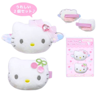 Hello Kitty 毛公仔髮夾  (平行進口)