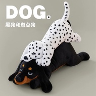 Simulated Dalmatian Plush Toy, Lying Down Dalmatian Doll, Cute Sleeping Pillow, Children's Gift