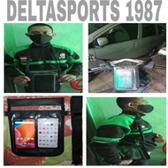 HP Waterproof SLEMPANG BAG HOLDER | Tablet cellphone / 2 Android cellphones can fit | Online motorcy