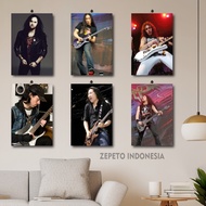Dekorasi Ruangan Murah Rock Band Dragonforce 20X30 | Dekorasi Dinding Kayu Gambar Band Dragonforce |