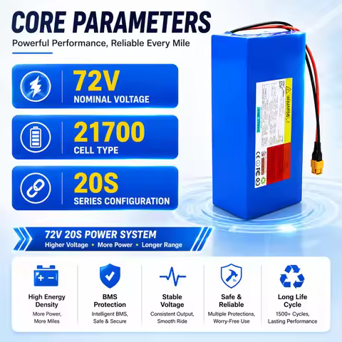 21700 Li-ion Battery 21V 24V 36V 48V 60V 72V battery 10Ah 15Ah 20Ah 25Ah 30Ah 35Ah 40Ah 45Ah 50Ah 6S