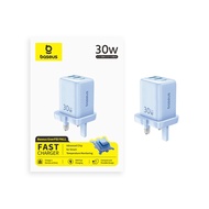 Baseus EnerFill FN11 Fast Charger 2U+C 30W UK GaN Tech Compact Travel Smaller Size Charger