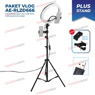 RINGLIGHT AE RLZD666 2 HOLDER hp plus Selfie Makeup stand