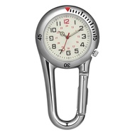 NICERIO Clip-on Fob Watch,Night Light Alloy Watch Ideal for Doctors Nurses Rock Climbing Mountaineer