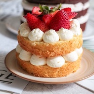 無加糖無澱粉甜點/裸草莓蛋糕/草莓原味蛋糕