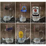 VINTAGE BEER MUGS - SUNTORY, CASS, KIRIN, JIM BEAM, ETC.