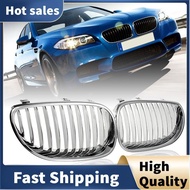 Front Bumper Chrome Sport Wide Kidney Grille Grill For E60 E61 5 Series M5 2003-2009 51137065701