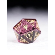 Amethyst dnd Dice COC Running Group Dice TRPG Crystal Dice Cthulhu Running Group