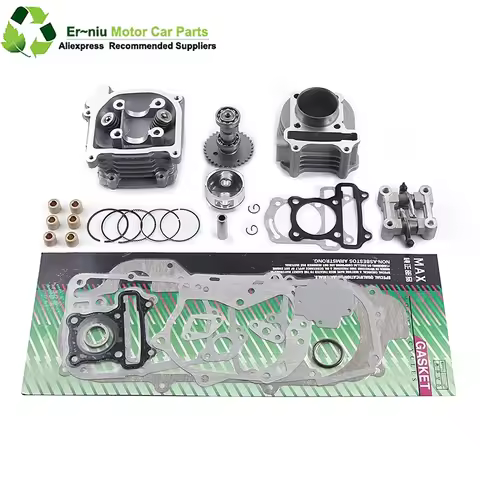 GY6 50cc 80cc upgrade to 100cc 50mm cylinder Roller camshaft Kit Scooter 64 valve arm 137QMA 139QMB 