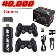 ZZOOI GD10 TV Game Stick 2022 New Retro 4K Video Game Console 2.4G Wireless Controllers HD EmuELEC4.3 System With 40 000Games Build-In