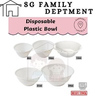 Disposable Plastic Bowl/50Pcs Per Roll [6oz / 10oz / 12oz / 21oz / 24oz]