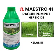 1L Maestro 41 Racun Rumput Racun Rumpai Racun Racun Glifosat Racun Penjerapan 41.0% (KELAS III)