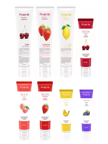 Best selling new type of sexual lubricant, fruit flavor water-based lubrication gel, female anal lub