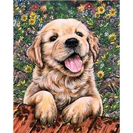 Dog 5D DIY Diamond Painting Kits DIY Full Drill Diamond Painting Art Kits Diamond Painting Crafts for Decor