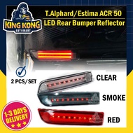 Toyota Alphard/Estima ACR 50 LED Rear Bumper Reflector (CLEAR/RED/SMOKE)