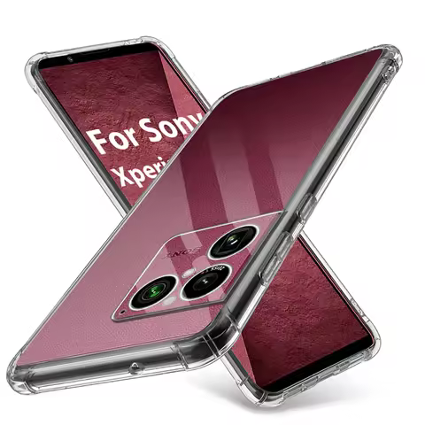 Airbag Anti-Drop Case For Sony Xperia1 VIII 5G 2026 Soft TPU Bumper Crystal Clear Full Protect for X