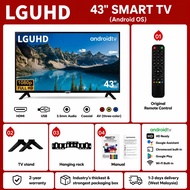 LGUHD Smart TV 43 inch Android TV murah 43 Android 14 LED Digital TV With Netflix YouTube Google WIF